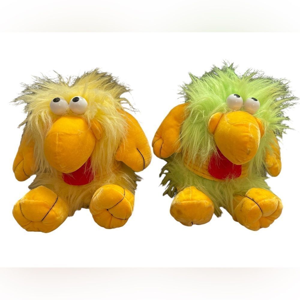 Vintage SKM Enterprises Silly Spring Plush Toy Monster Bundle